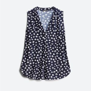 Beacon Alicia Pleat Detail Knit Sleeveless Top Size M